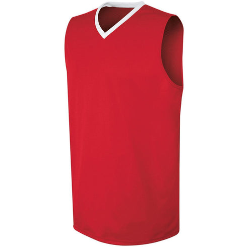 Russell Athletic Youth Transition Jersey (332371-C), Color 'Scarlet/White'